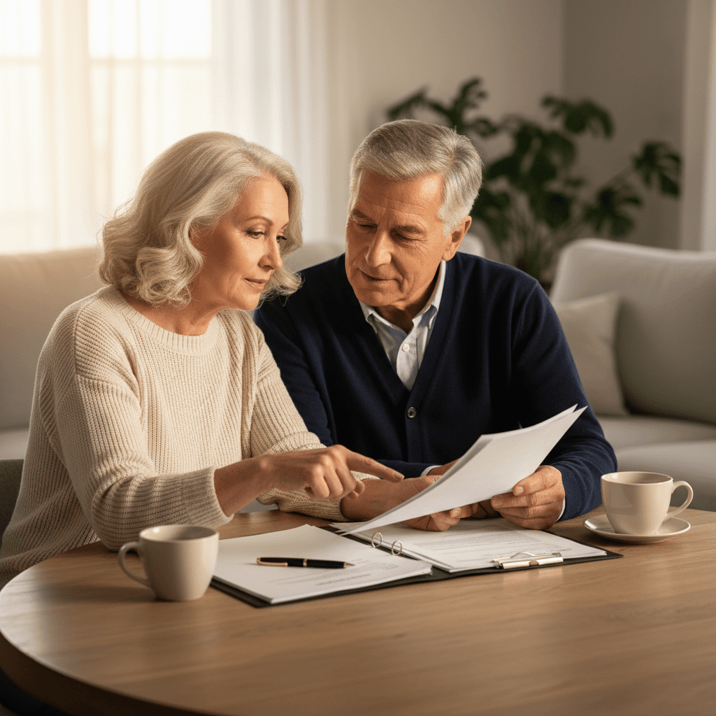 Couple planning ahead