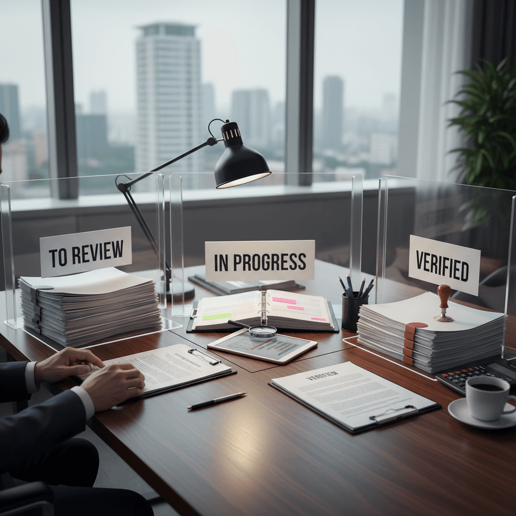 Document review and verification process