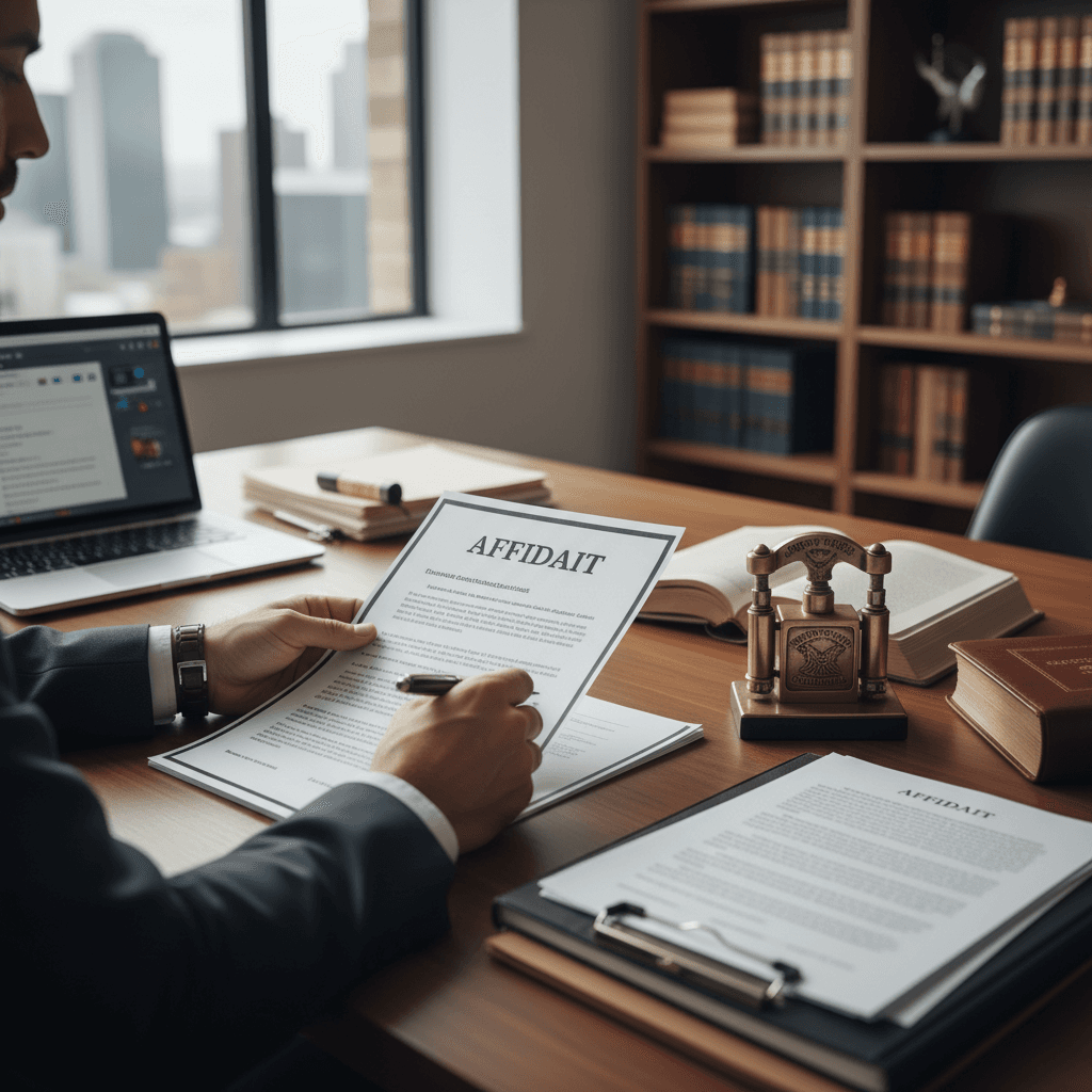 Affidavits and declarations